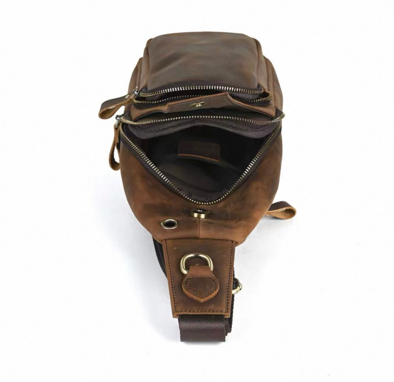 Code & Copper – Ranger Leather Crossbody Sling Pack