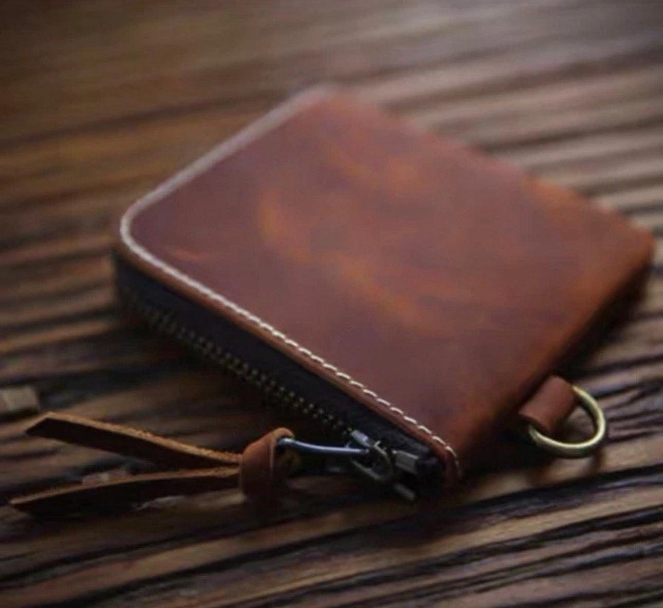 Code & Copper Full Grain Leather
Zip Wallet | Coin Card Holder | 6
Colors